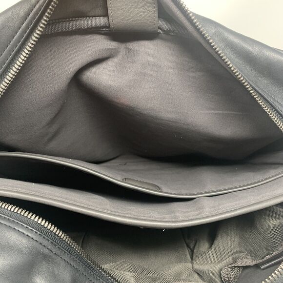 Nike Swoosh Leather Laptop Briefcase Shoulder Bag - Picture 11 of 11